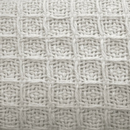 Cotton Waffle Blanket White Single - Mekamart Australia
