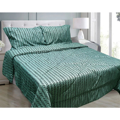 Hotel Living 3 Pce Light Weight Comforter Set Queen/King Oscar Herringbone - Mekamart Australia