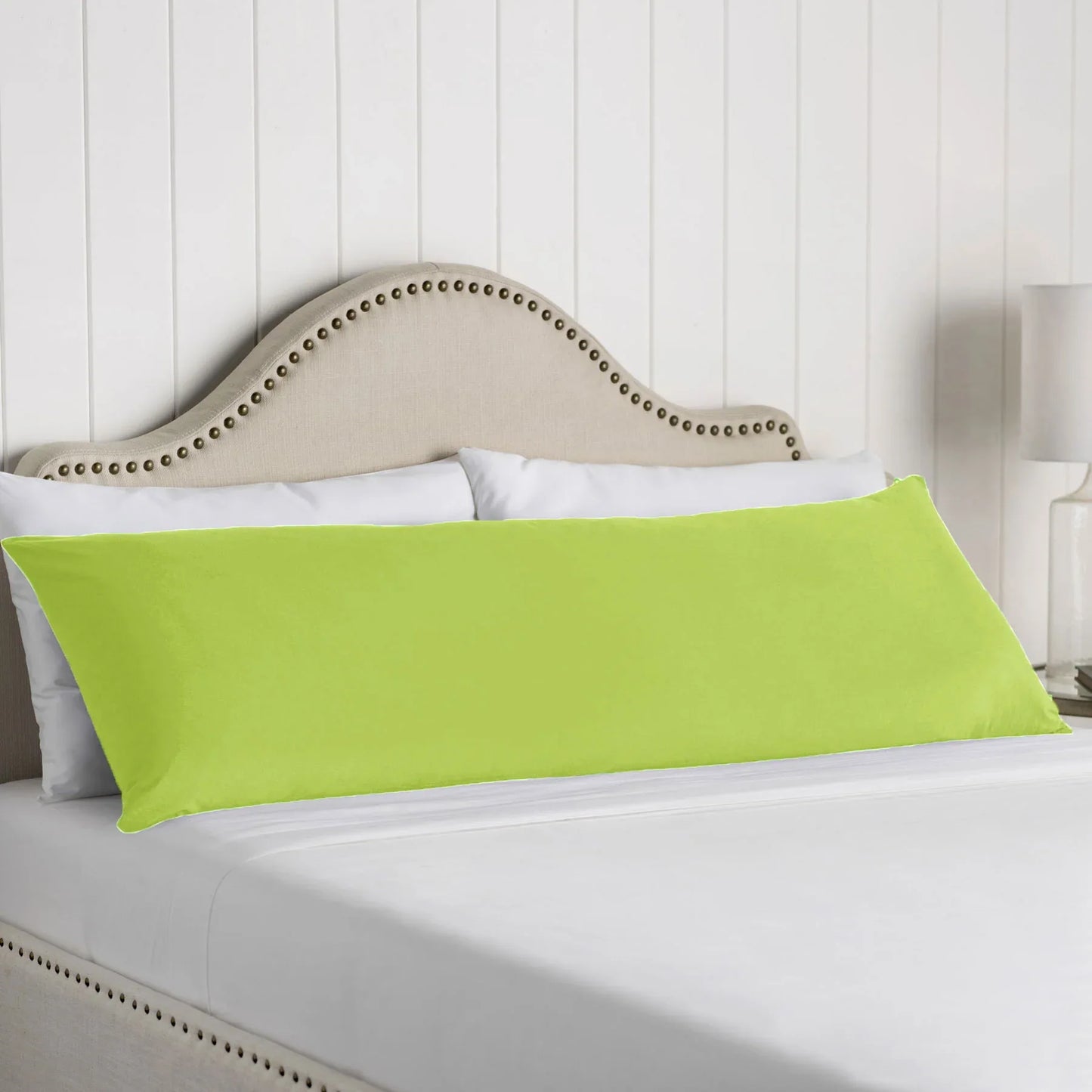 Artex 100% Cotton Body Pillowcase Chartreuse - Mekamart Australia