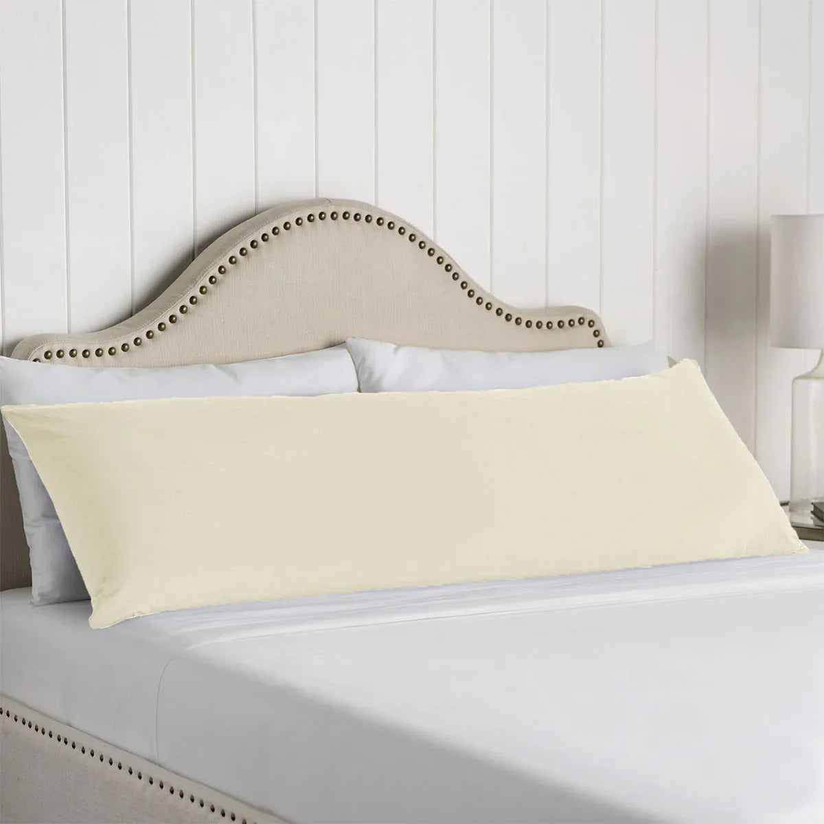 Artex 100% Cotton Body Pillowcase Cream - Mekamart Australia