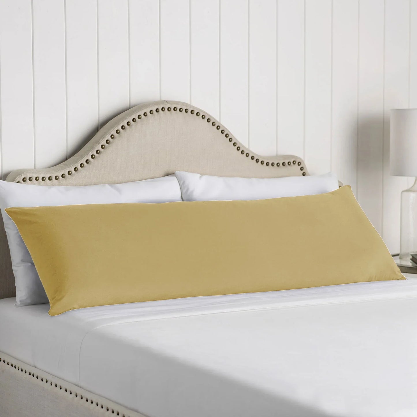 Artex 100% Cotton Body Pillowcase Latte - Mekamart Australia