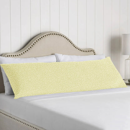 Artex 100% Cotton Body Pillowcase Maze Rich Cream - Mekamart Australia
