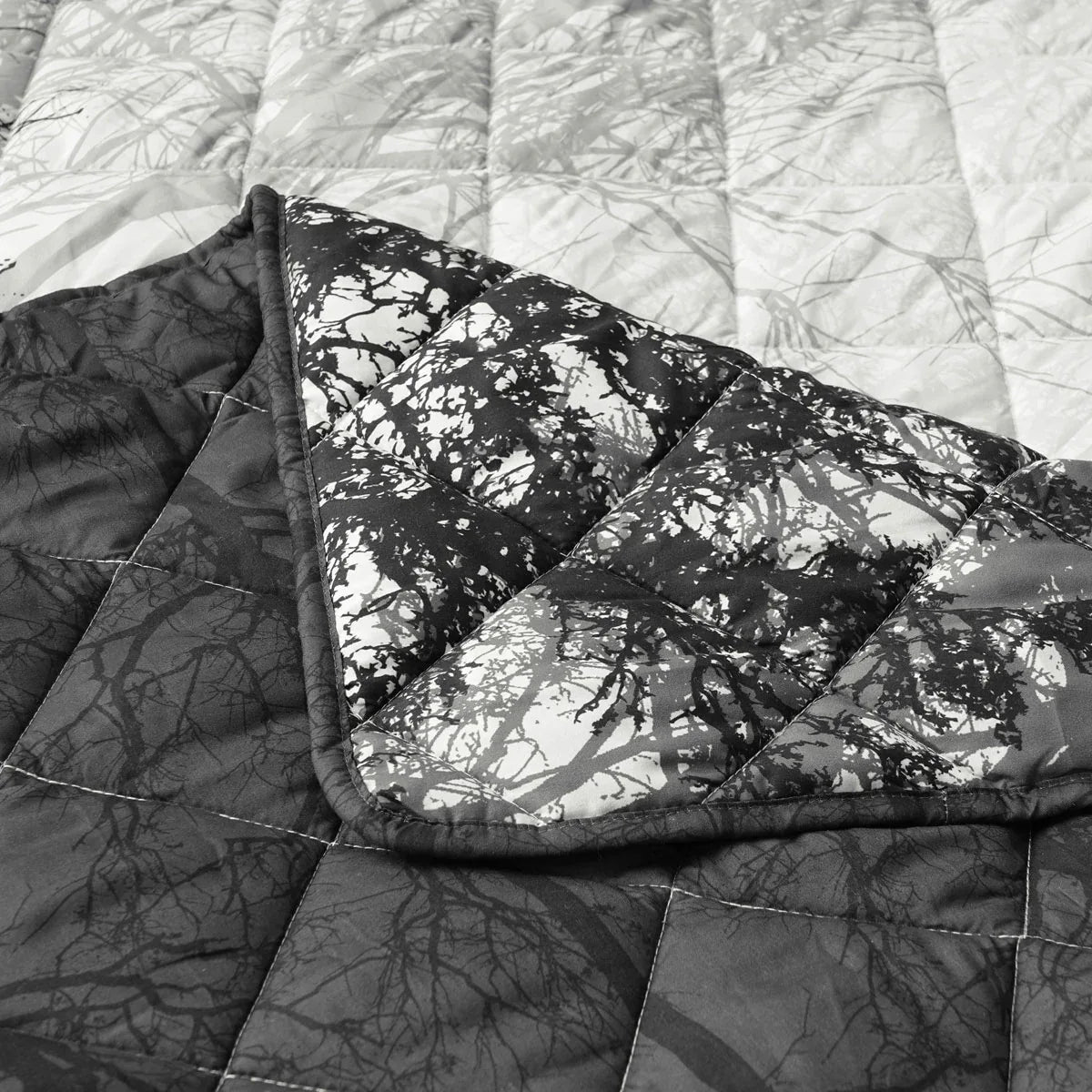Bianca Boscage Black Forest Printed Quilted Polyester Coverlet Set Super King - Mekamart Australia