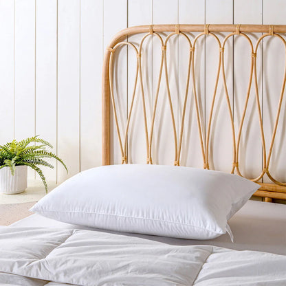 Bianca Natural Sleep White Bamboo Blend Medium Profile Pillow - Mekamart Australia