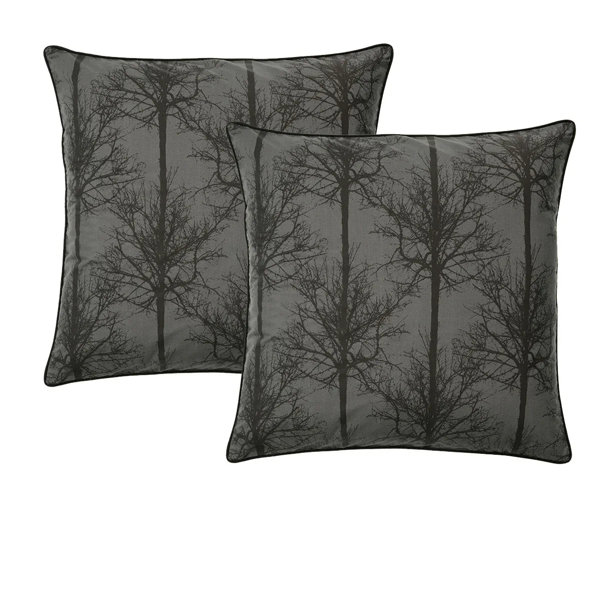 Bianca Pair of Alpine Stag Taupe European Pillowcases - Mekamart Australia