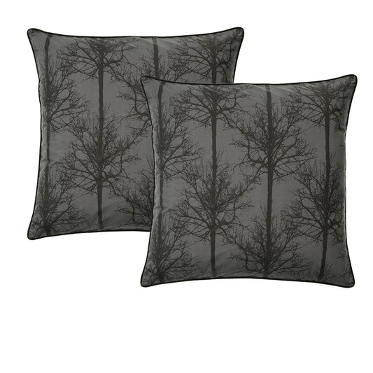 Bianca Pair of Alpine Stag Taupe European Pillowcases - Mekamart Australia
