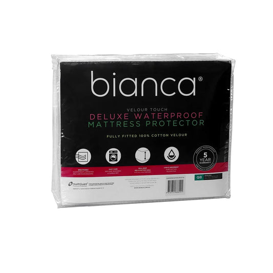 Bianca Deluxe Waterproof Pillow Protector Twin Pack Standard - Mekamart Australia