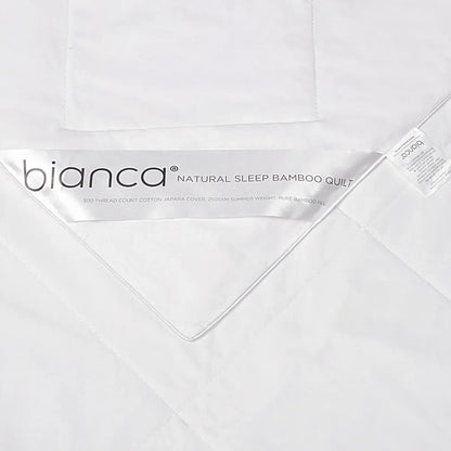 Bianca 250GSM Natural Sleep Bamboo Summer Quilt Double - Mekamart Australia