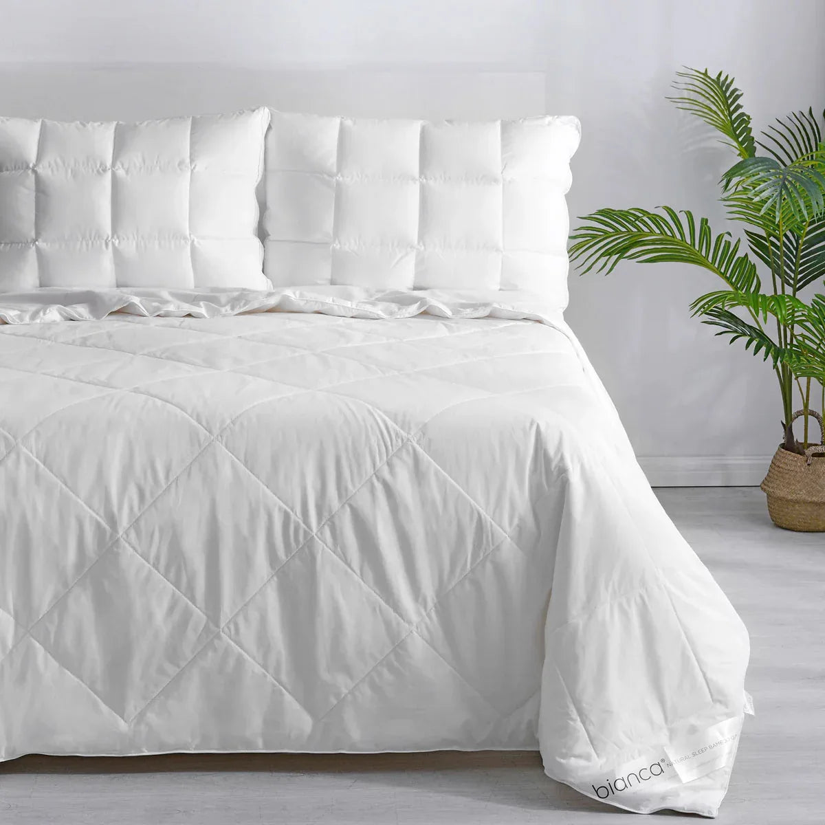 Bianca 250GSM Natural Sleep Bamboo Summer Quilt Single - Mekamart Australia