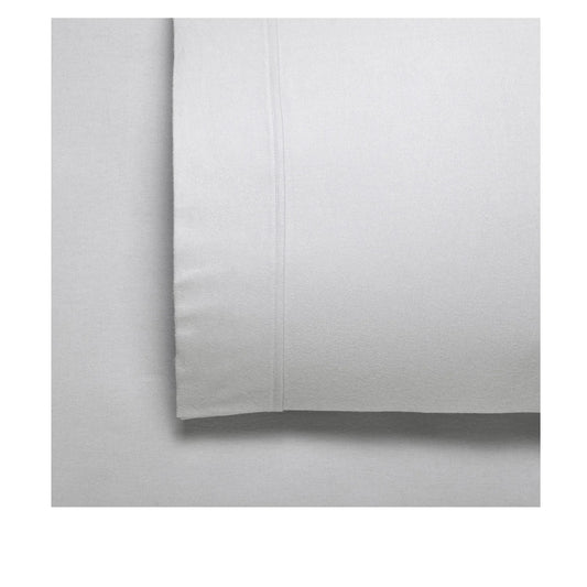 Bianca Fletcher Flannelette Cotton Sheet Set Silver King - Mekamart Australia