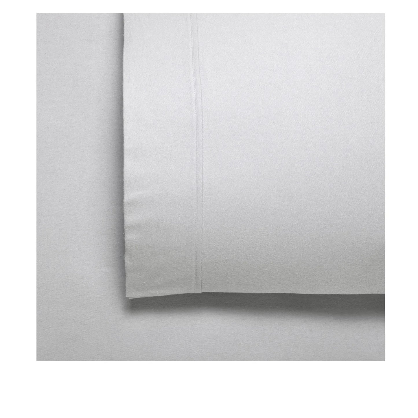 Bianca Fletcher Flannelette Cotton Sheet Set Silver Queen - Mekamart Australia