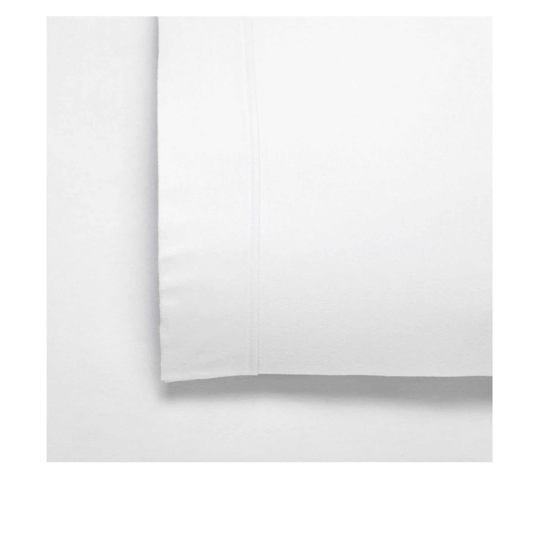 Bianca Fletcher Flannelette Cotton Sheet Set White Queen - Mekamart Australia