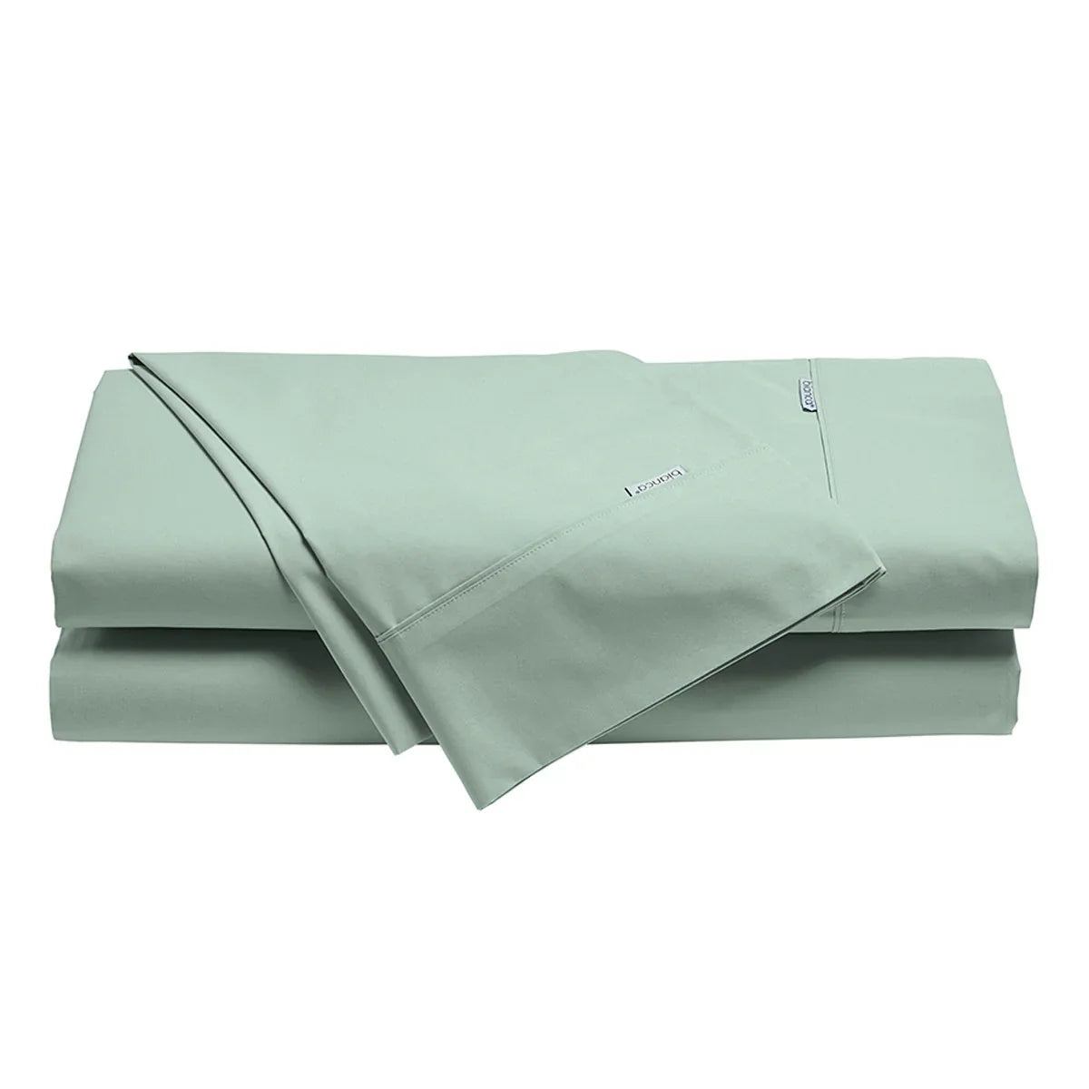 Bianca Heston Cotton Percale Sheet Set Sage Queen - Mekamart Australia
