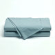 Bianca Heston Cotton Percale Sheet Set Steel Blue Super King - Mekamart Australia