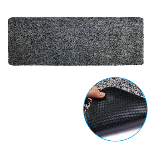 Amazing Absorbent Runner Mat 150 x 57 cm Black/Charcoal/White - Mekamart Australia