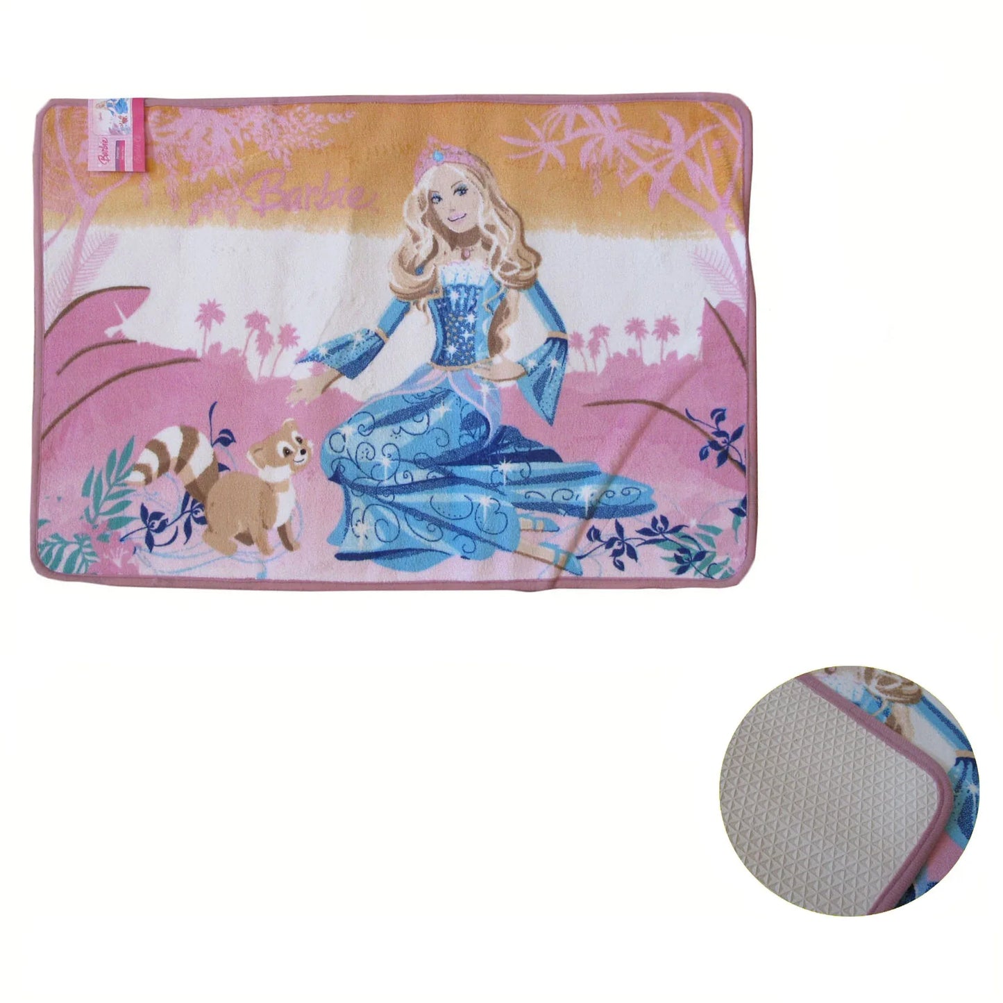 Barbie Non Slip Floor Rug 50 x 75 cm - Mekamart Australia