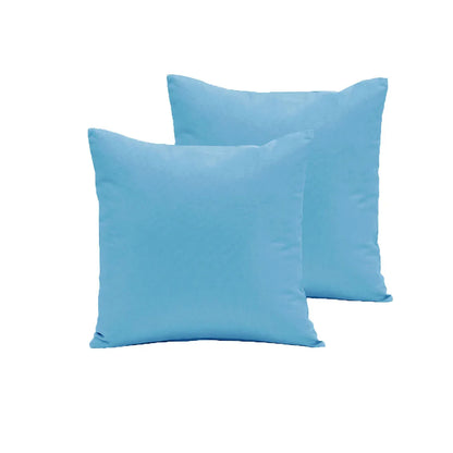 Pair of Polyester Cotton European Pillowcases Sky - Mekamart Australia