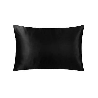 Satin Standard Pillowcase Black - Mekamart Australia