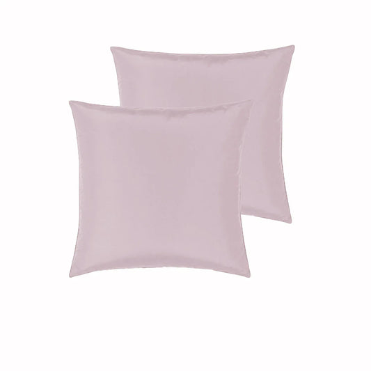 PepperMIll Satin European Pillowcases ( Pair ) CORAL - Mekamart Australia