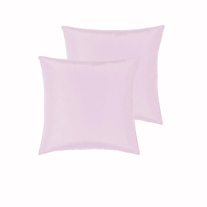 PepperMIll Satin European Pillowcases ( Pair ) PINK - Mekamart Australia