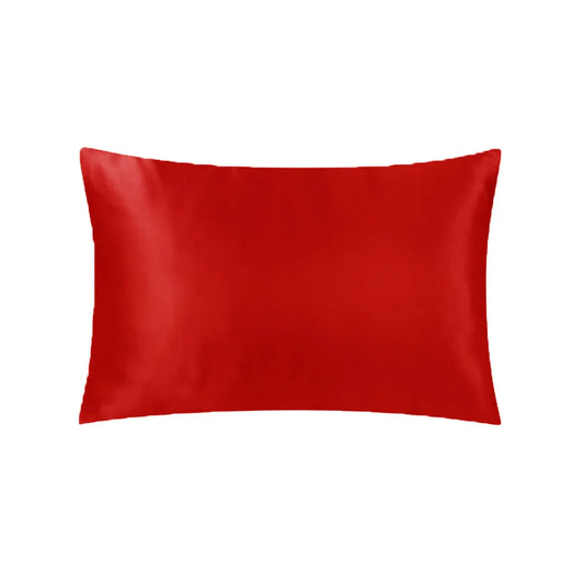 Satin Standard Pillowcase Red - Mekamart Australia