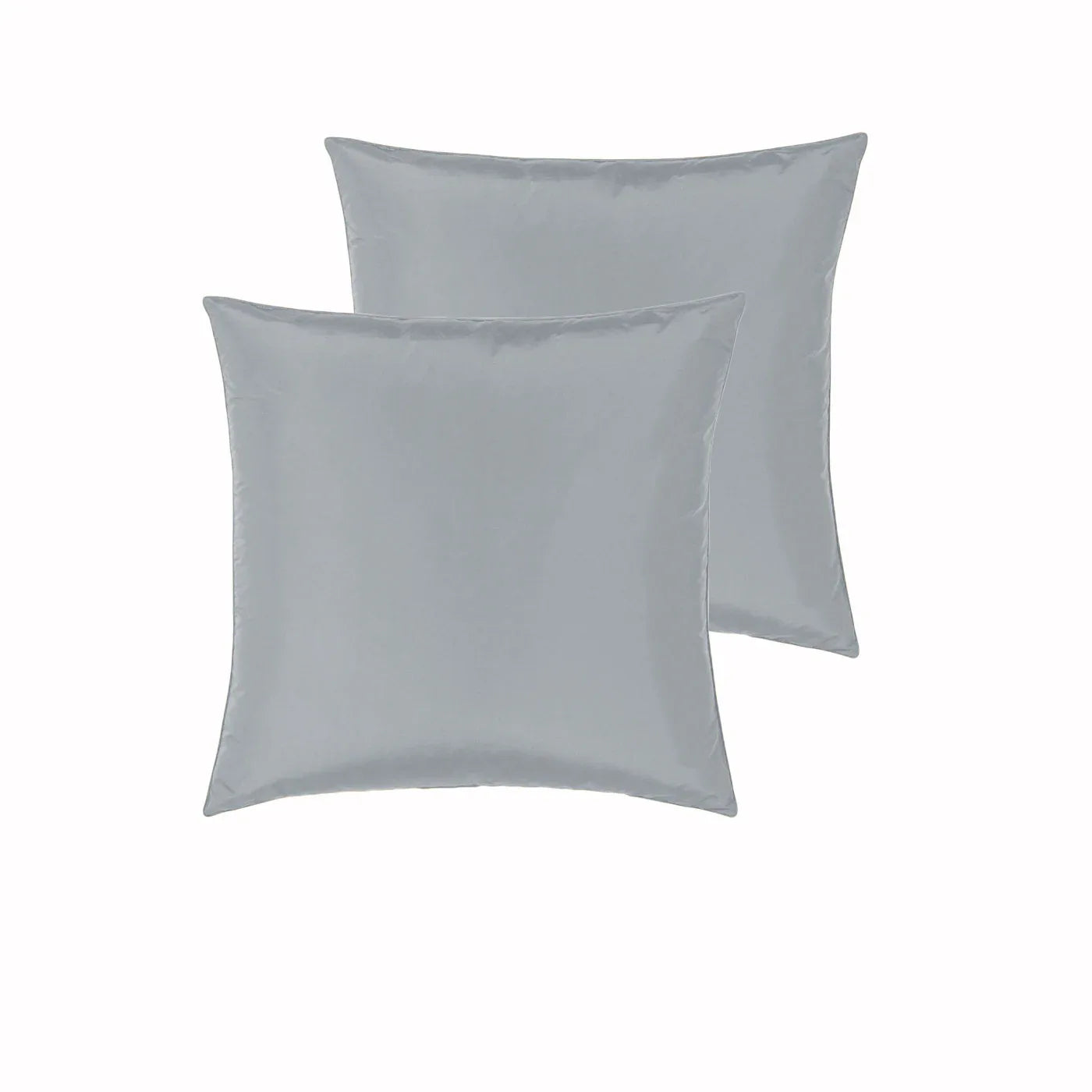 PepperMIll Satin European Pillowcases ( Pair ) SILVER - Mekamart Australia