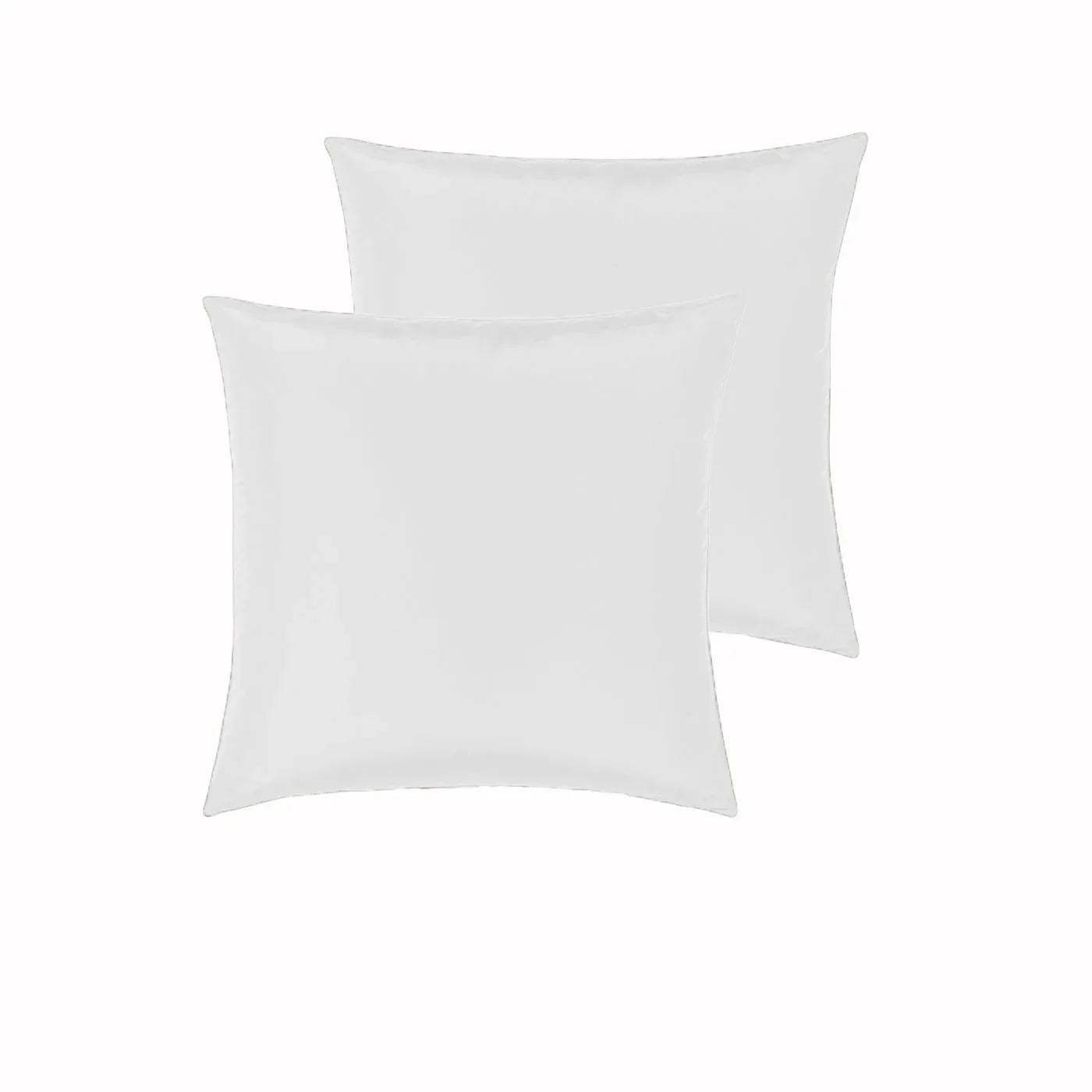 PepperMIll Satin European Pillowcases ( Pair ) WHITE - Mekamart Australia