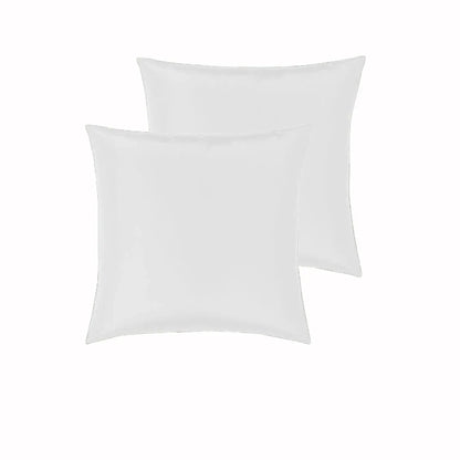 PepperMIll Satin European Pillowcases ( Pair ) WHITE - Mekamart Australia