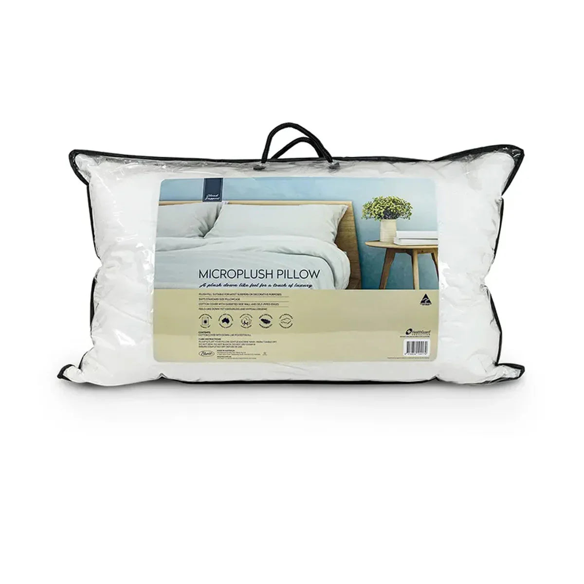 Easyrest Cloud Support Microplush Standard Pillow 48 x 73 cm - Mekamart Australia
