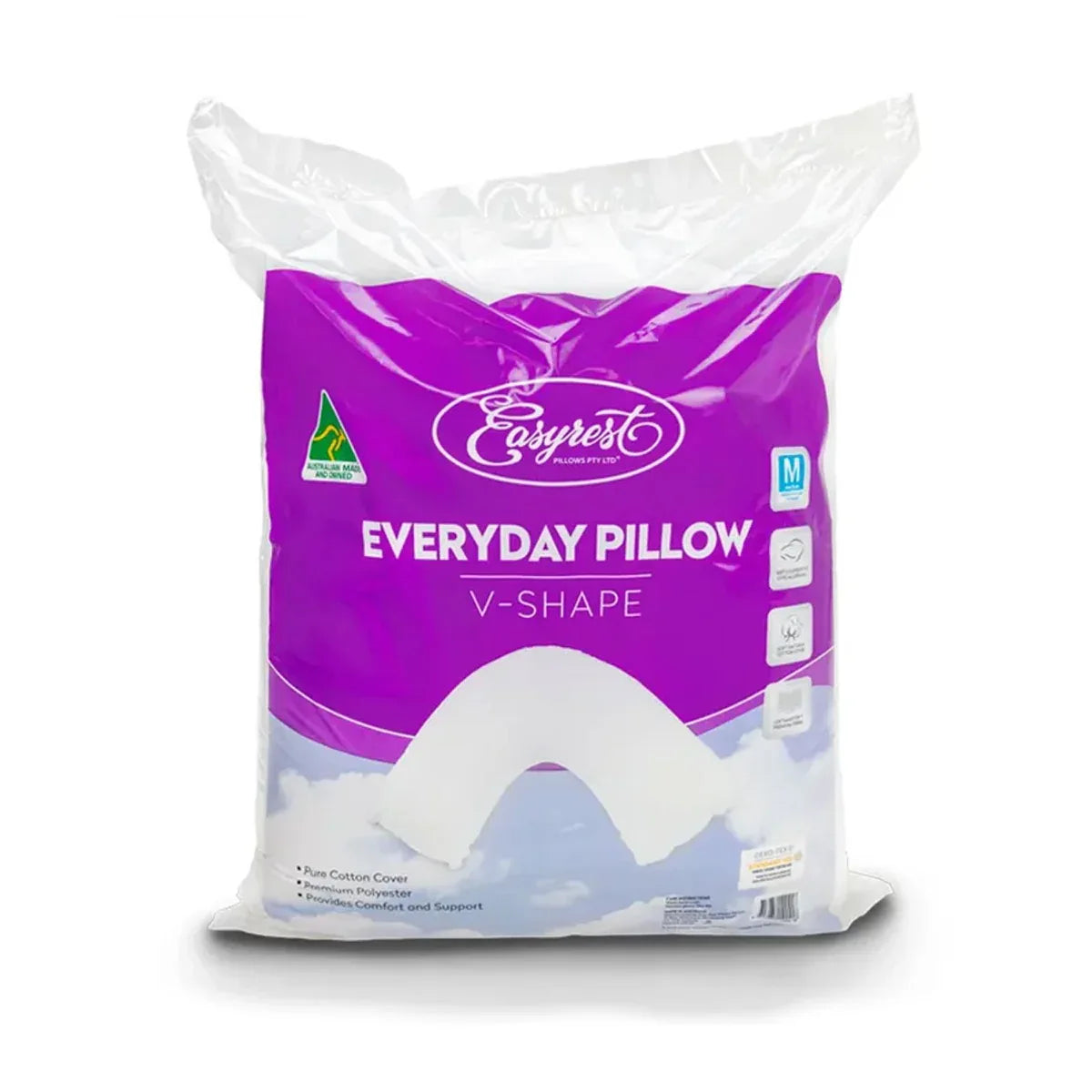 Easyrest Everyday V Boomerang Shaped Pillow - Mekamart Australia