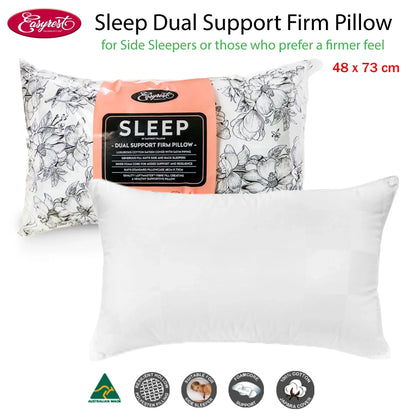 Easyrest Sleep Dual Support Firm Standard Pillow Suits Side Sleeper - Mekamart Australia