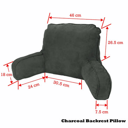 Easyrest Standard Backrest Pillow Charcoal - Mekamart Australia