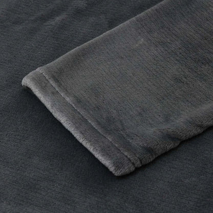 Accessorize Grey Super Soft Hooded Blanket Extra Large - Mekamart Australia