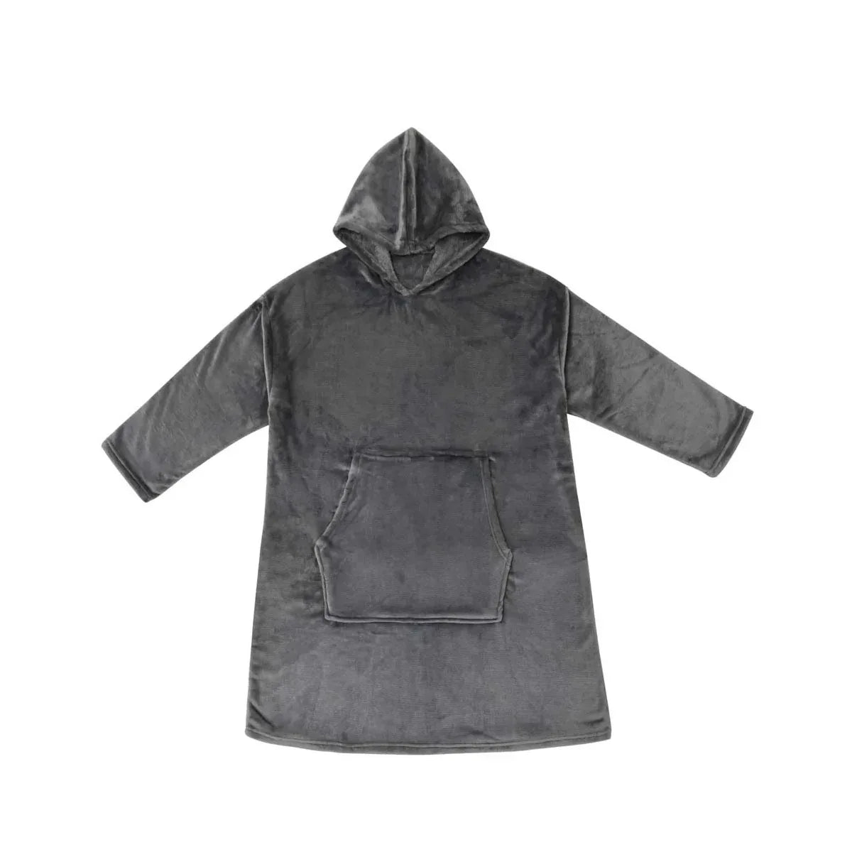 Accessorize Grey Super Soft Hooded Blanket Small/Medium - Mekamart Australia