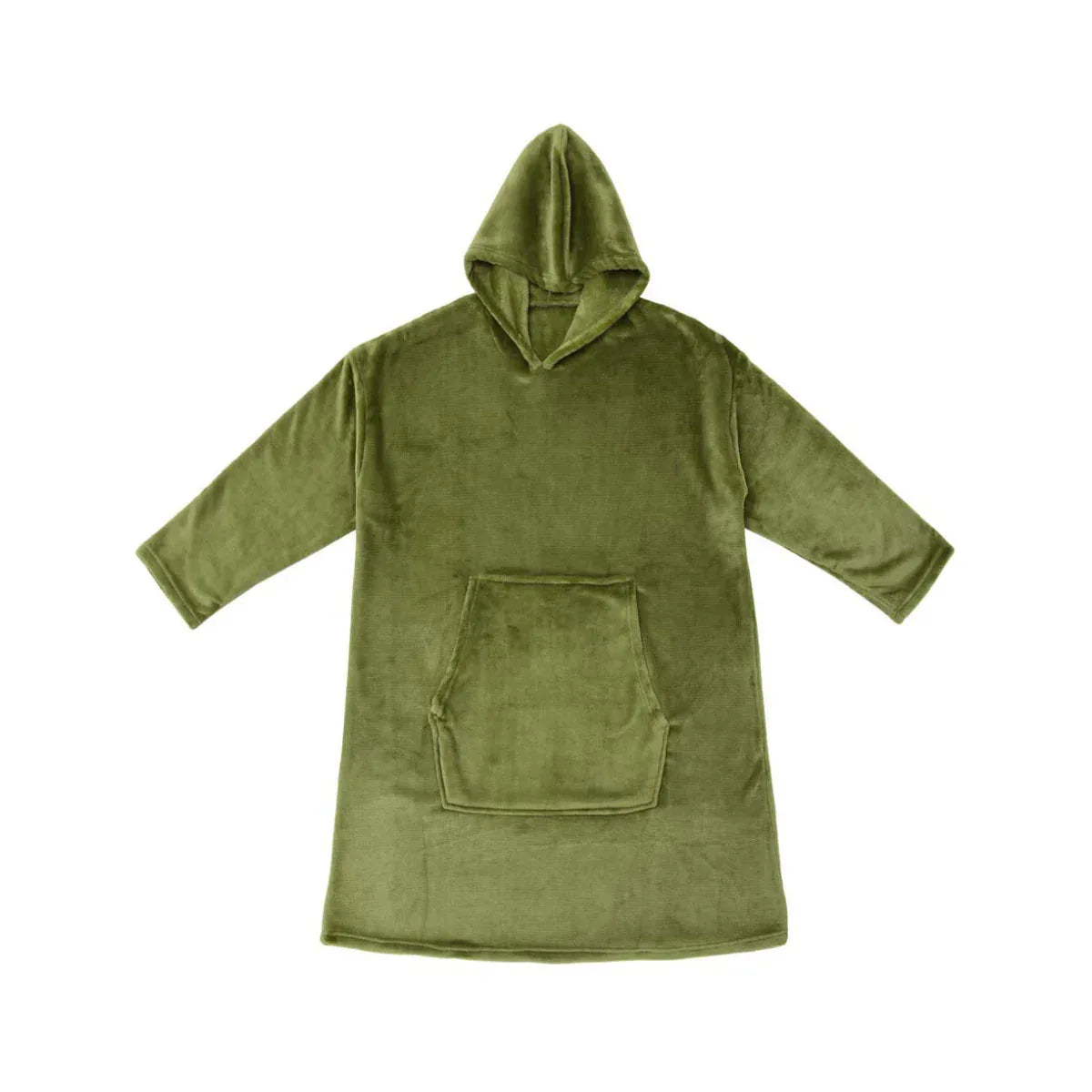 Accessorize Moss Green Super Soft Hooded Blanket Small/Medium - Mekamart Australia