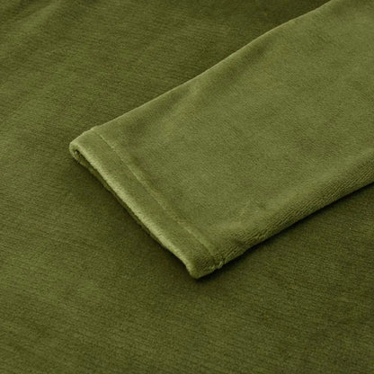 Accessorize Moss Green Super Soft Hooded Blanket Small/Medium - Mekamart Australia