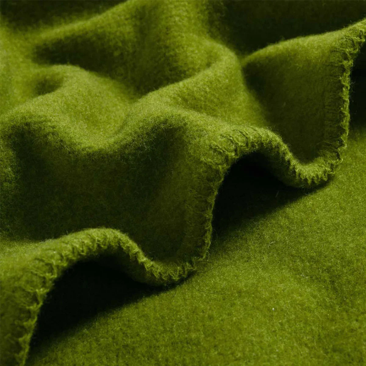 Laconia 400GSM Premium Australian Pure Wool Blanket Moss Green King - Mekamart Australia