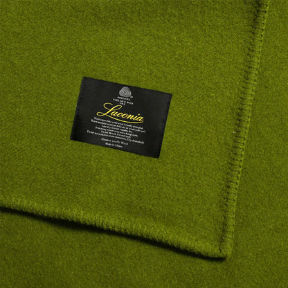 Laconia 400GSM Premium Australian Pure Wool Blanket Moss Green Queen - Mekamart Australia