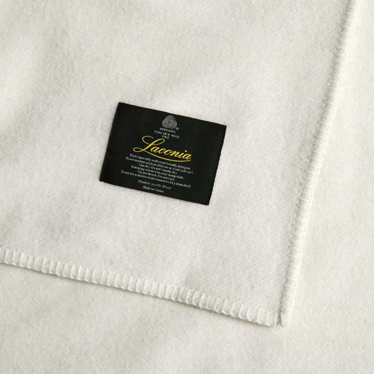 Laconia 400GSM Premium Australian Pure Wool Blanket Natural Queen - Mekamart Australia