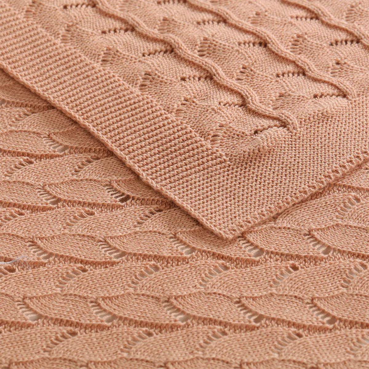 Little Gem Lyla Dusty Pink Cotton Baby Blanket 75 x 100 cm - Mekamart Australia