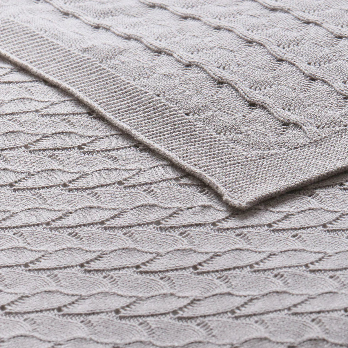 Little Gem Lyla Grey Cotton Baby Blanket 75 x 100 cm - Mekamart Australia