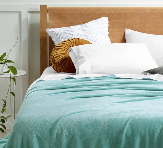 Accessorize Super Soft Blanket Queen/King Mist - Mekamart Australia
