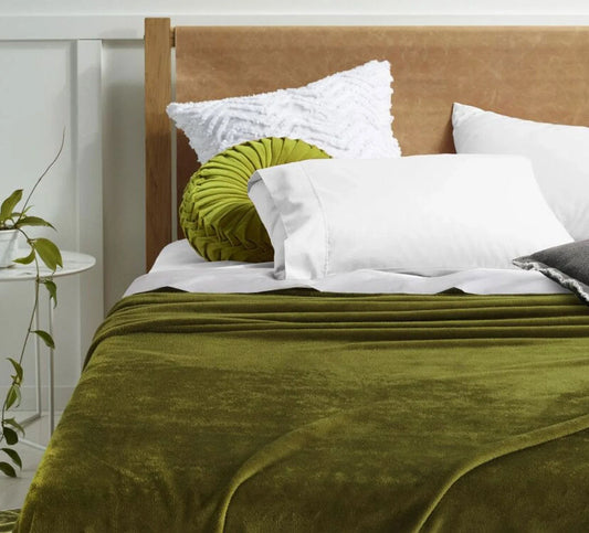 Accessorize Super Soft Blanket Queen/King Mossy Road - Mekamart Australia