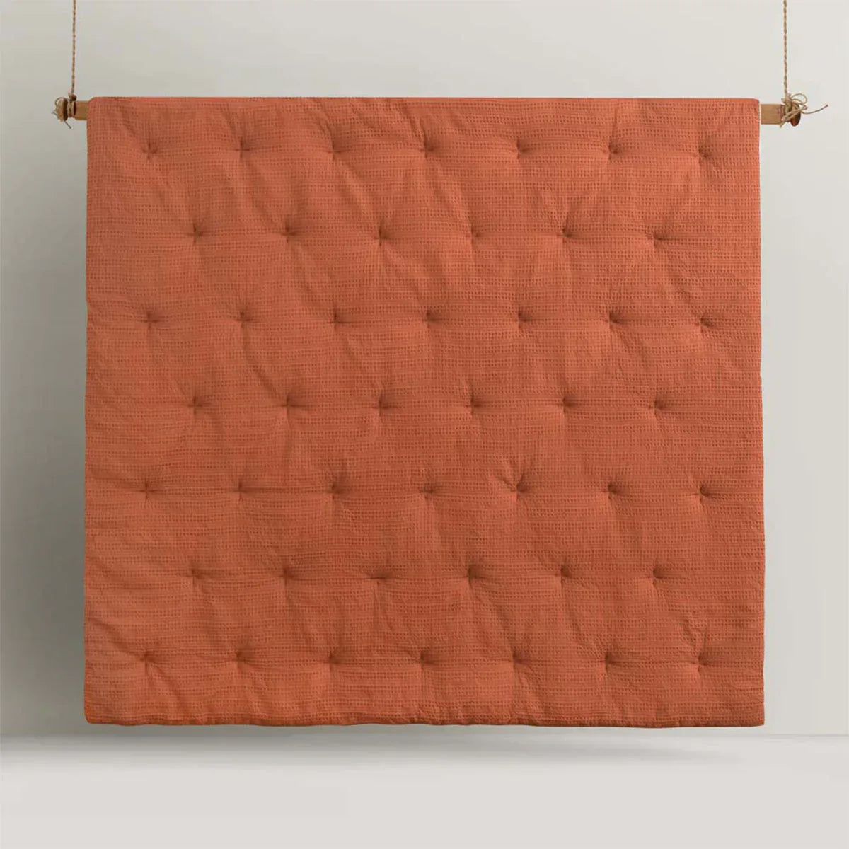 Accessorize Soho Waffle Tobacco 3 Piece Comforter Set Queen - Mekamart Australia