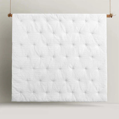 Accessorize Soho Waffle White 3 Piece Comforter Set Queen - Mekamart Australia