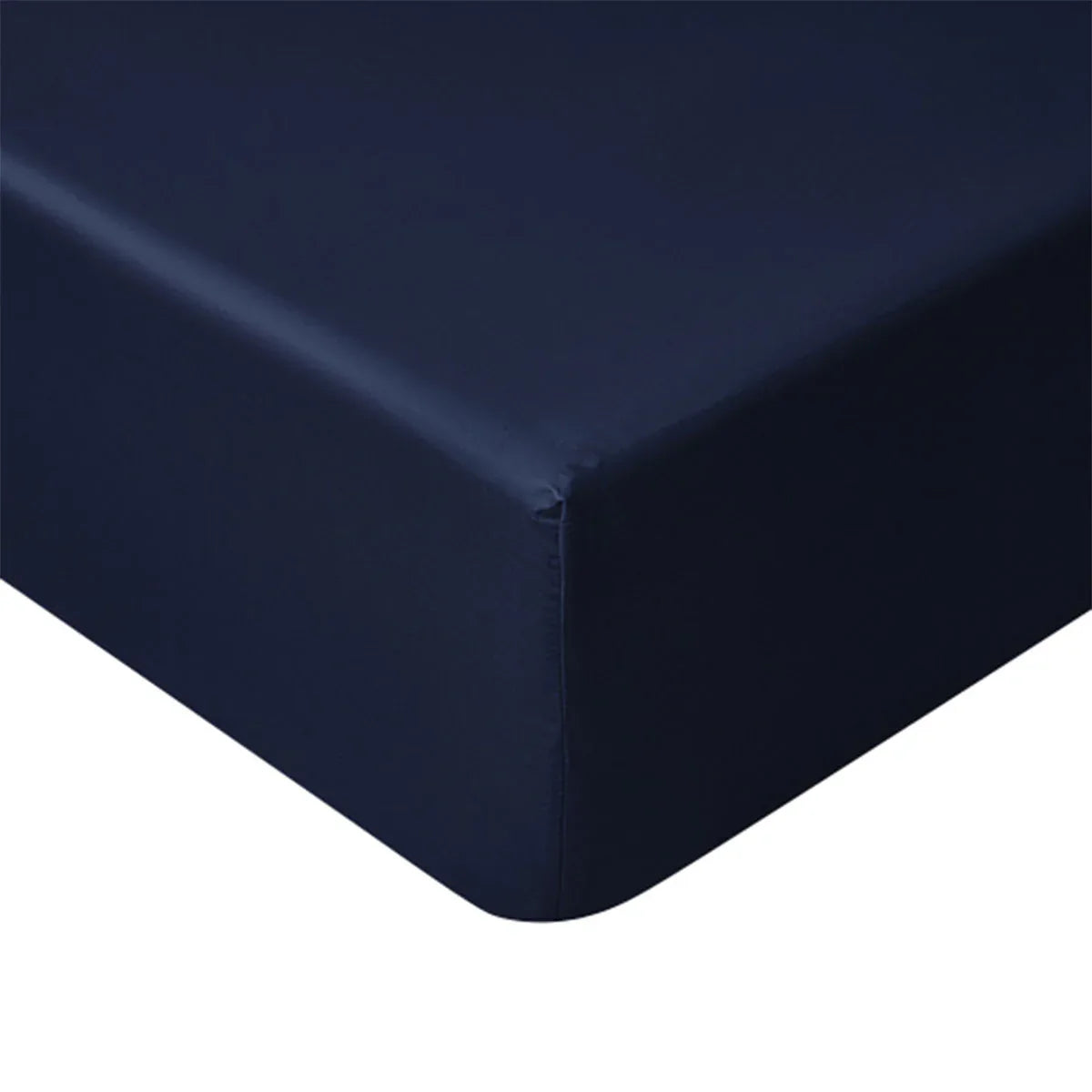 Accessorize 400TC Navy Bamboo Cotton Fitted Sheet 40cm Wall King - Mekamart Australia