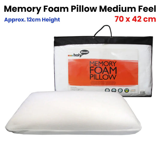 Memory Foam Pillow Medium Feel - Mekamart Australia
