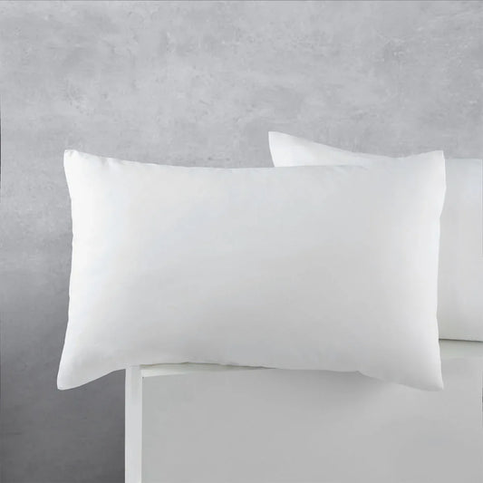 Accessorize Pair of Cotton Polyester Standard Pillowcases White - Mekamart Australia