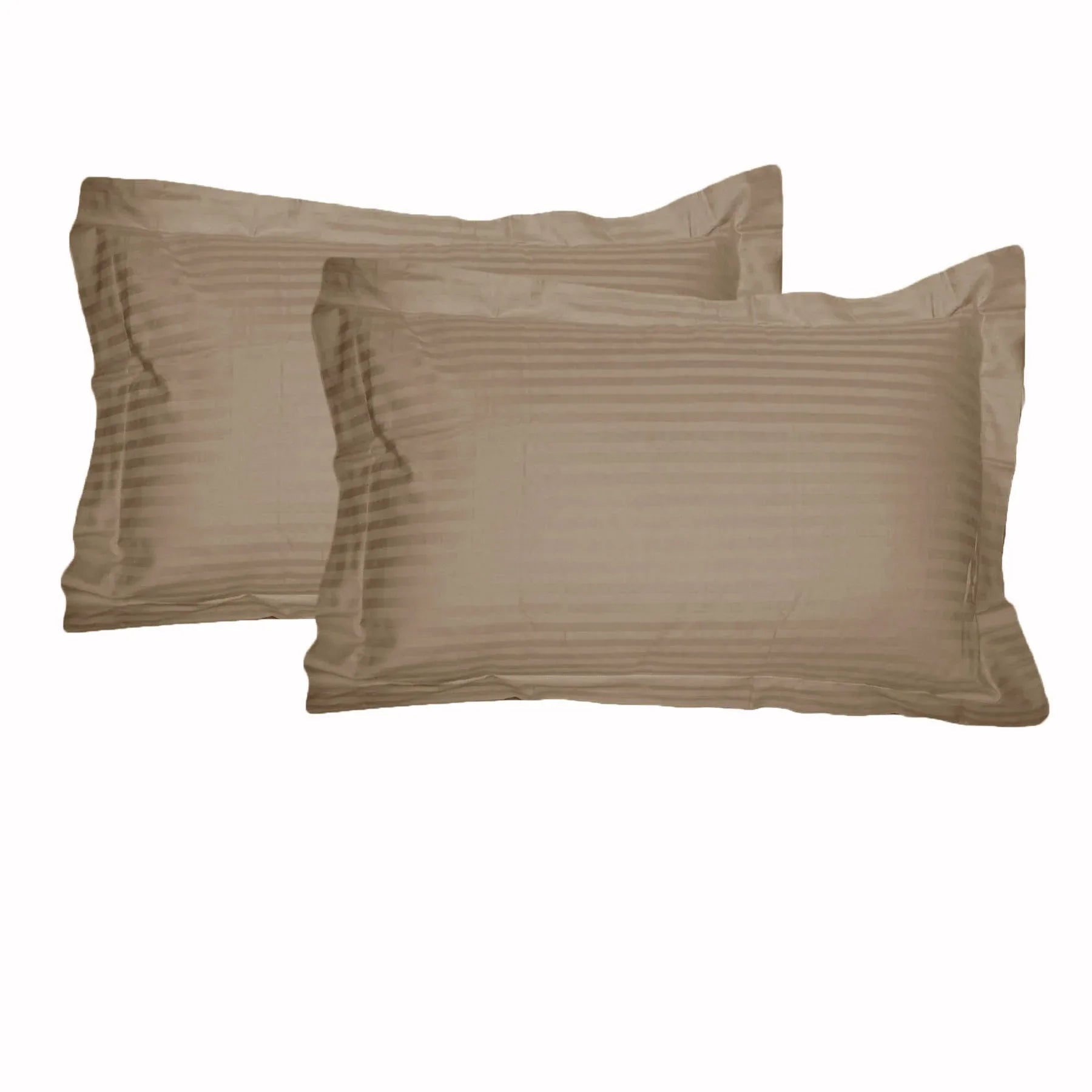Accessorize 325TC Pair of Tailored Standard Pillowcases Mocha - Mekamart Australia