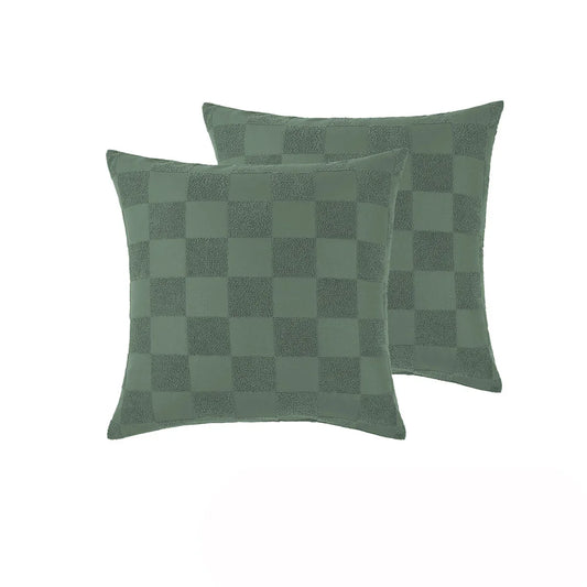 Accessorize Pair of Tipo Sea Spray Chenille European Pillowcases 65 x 65cm - Mekamart Australia